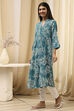 Coral LIVA Straight Printed Kurta image number 2