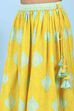Blue Cotton Printed Straight Lehenga Set image number 2