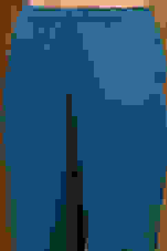 Teal Cotton Floral Printed Straight Suit Set image number 2