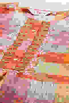 Orange Cotton Straight Suit Set image number 1