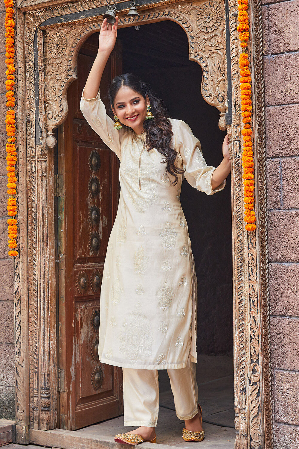 Biba off white suit set shop