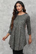 Maroon Straight Terry Rayon Kurta image number 2