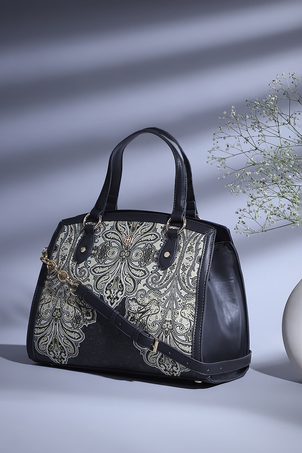 Buy Mint Pu Tote Bag Handbag for INR2999.00 Biba India
