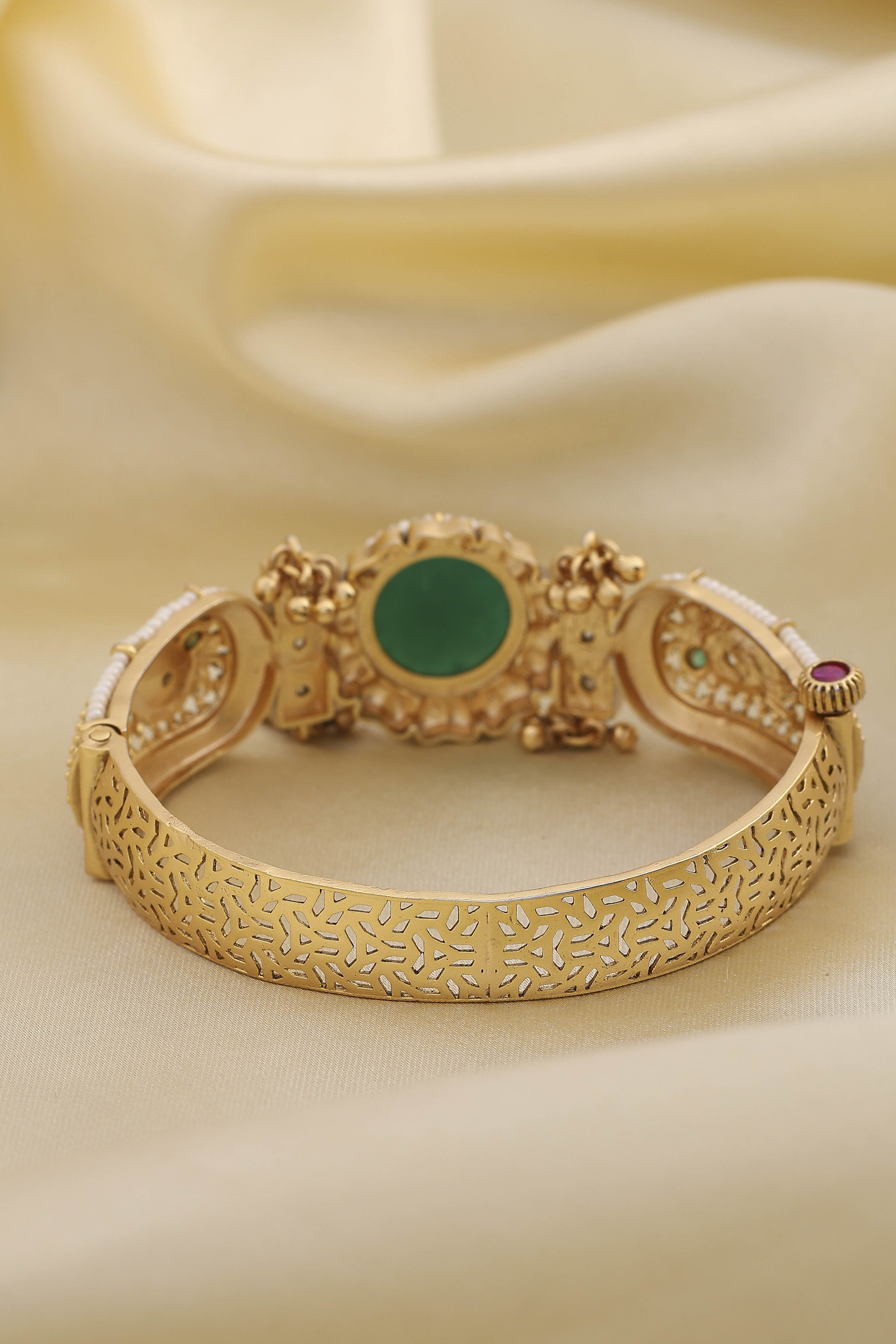 Green Brass Bracelet image number 2