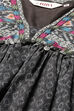 Charcoal Cotton Anarkali Printed Kurta Relaxed Salwar Suit Set image number 2