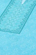 Blue Cotton Blend Digital Print Unstitched Suit Set image number 2