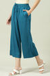 Teal Straight Palazzo image number 5