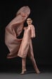 Rohit Bal Light Pink Cotton Silk Anarkali Printed Suit Set image number 0