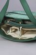 Green PU Tote Bag image number 5
