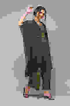 Forest Green Rayon Straight Printed Jumpsuit image number 3