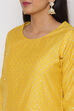 Yellow Poly Cotton Kurta Sharara Suit Set image number 1