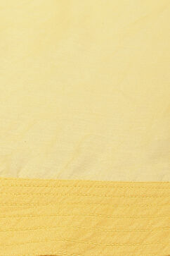 Rohit Bal Yellow Cotton Silk Straight Embroidered Suit Set image number 3