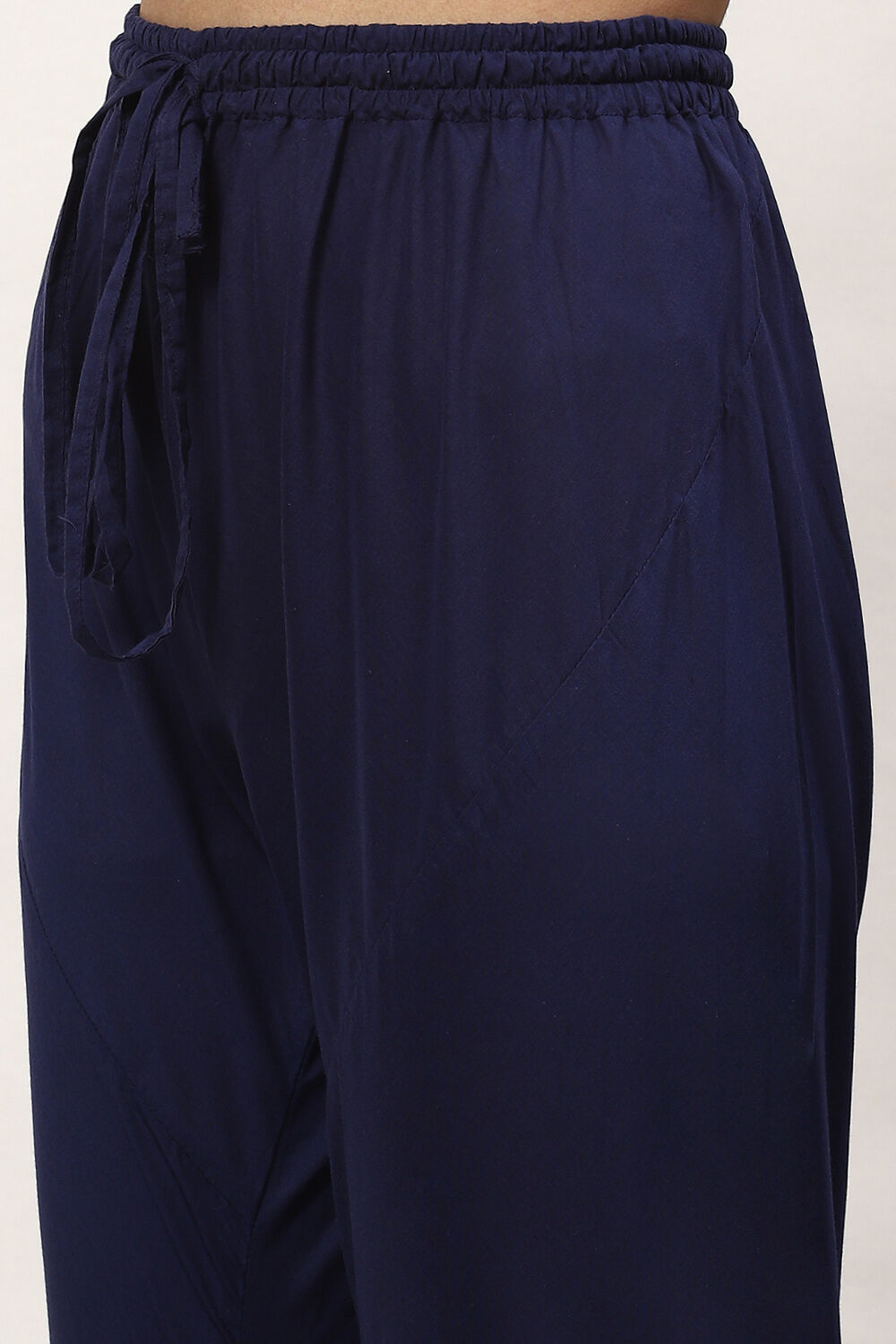 Rohit Bal Indigo Cotton Blend Straight Kurta Suit Set image number 2