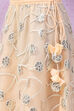 Peach Art Silk Layered Lehenga Set image number 2