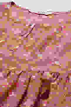 Dusky Pink Printed Cotton Gathered Suit Set image number 1