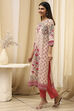Yellow Cotton Straight Printed Kurta image number 2