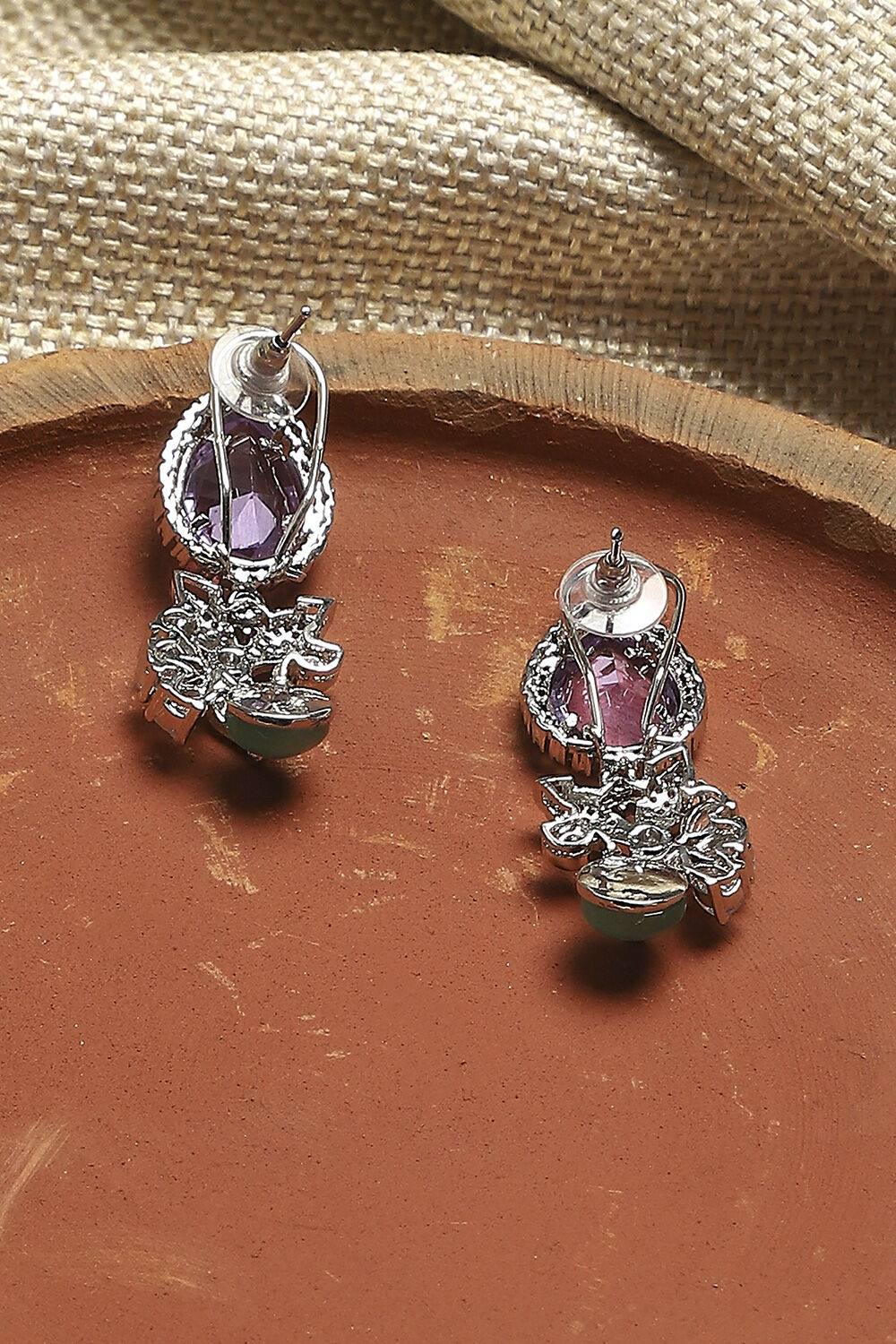Purple Alloy Drop & Danglers image number 2
