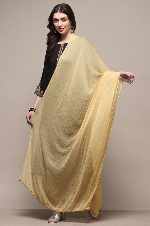 White Poly Chiffon Dupatta image number 0