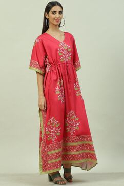 Pink Cotton Printed Nightwear image number 3