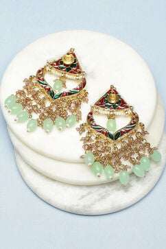 Mint Green Earrings image number 2