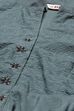 Turquoise Cotton Anarkali Solid Kurta Churidar Suit Set image number 1