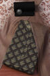 Brown Tussar Unstitched Suit set image number 0