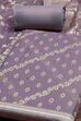 Light Green Cotton Printed Embroidered Unstitched Suit Set image number 1