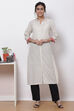 Natural Cotton A-Line Kurta