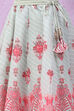 Ecru Art Silk Lehenga Set image number 2