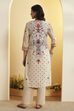 Beige Viscose Rayon Straight Kurta image number 4