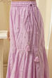 Off-White Cotton Metallic Flared Suit Set image number 2