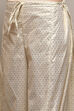 Navy Blue Cotton Straight Printed Kurta Capri Suit Set image number 3