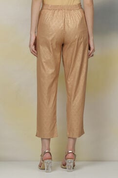 Gold LIVA Slim Pants image number 5