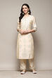 Olive Polyester Straight Printed 2 Piece Set image number 6