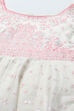 Off White Cotton Anarkali Suit Set image number 1