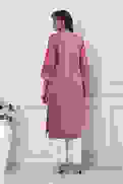 Onion Pink Solid Straight Kurta image number 3