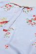 Yellow Printed Viscose A-Line Kurta Slim Pants Suit Set image number 1
