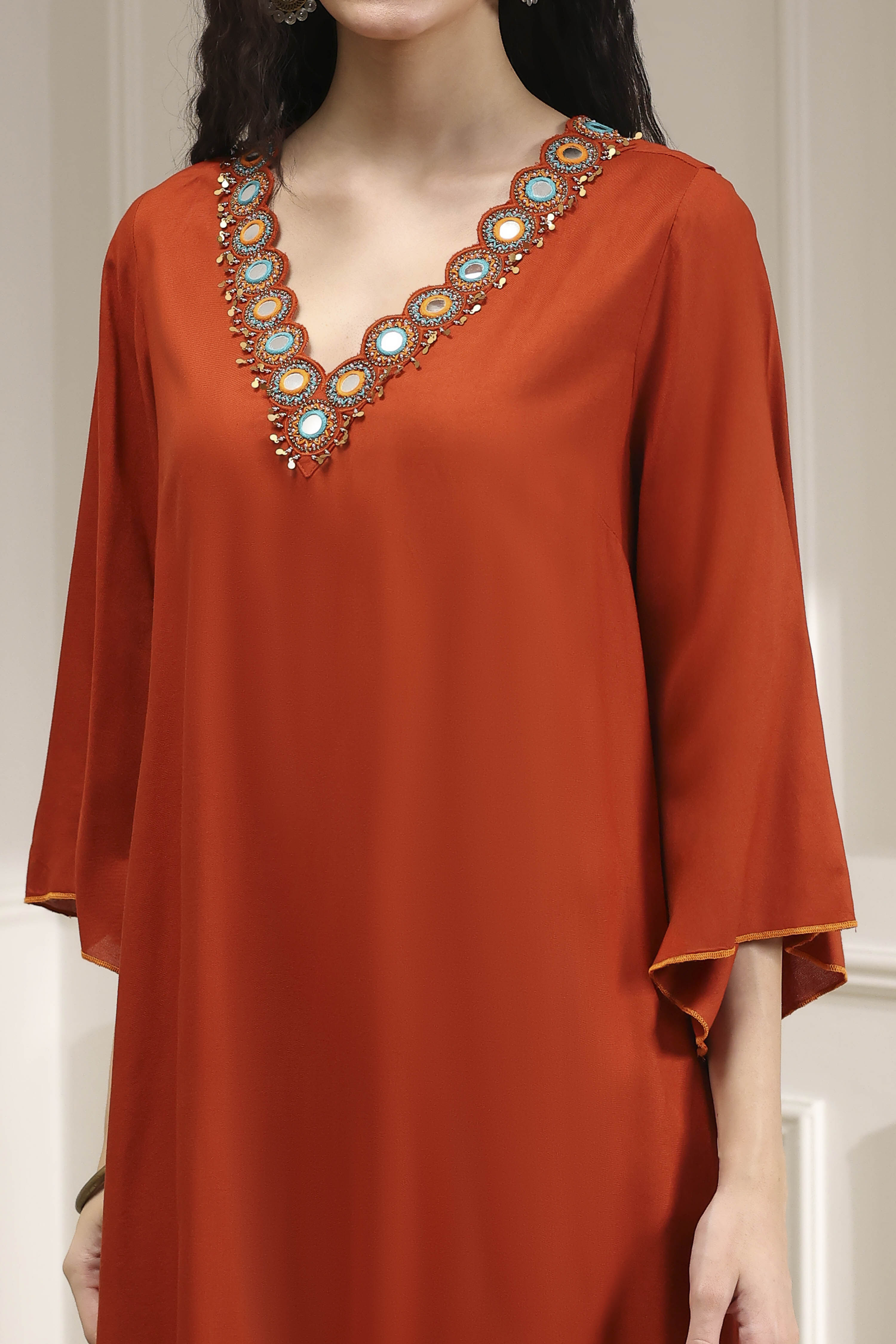 Black Solid Relaxed Straight Suit Set image number 1