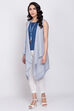 Grey And Indigo Top & Yarndyed Shrug image number 1