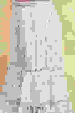 Turquoise and White Cotton Straight Suit Set image number 2