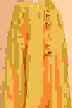 Yellow Printed Festive Fusion Set image number 2