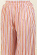 Pink Cotton Printed Unstitched Suit Set image number 3