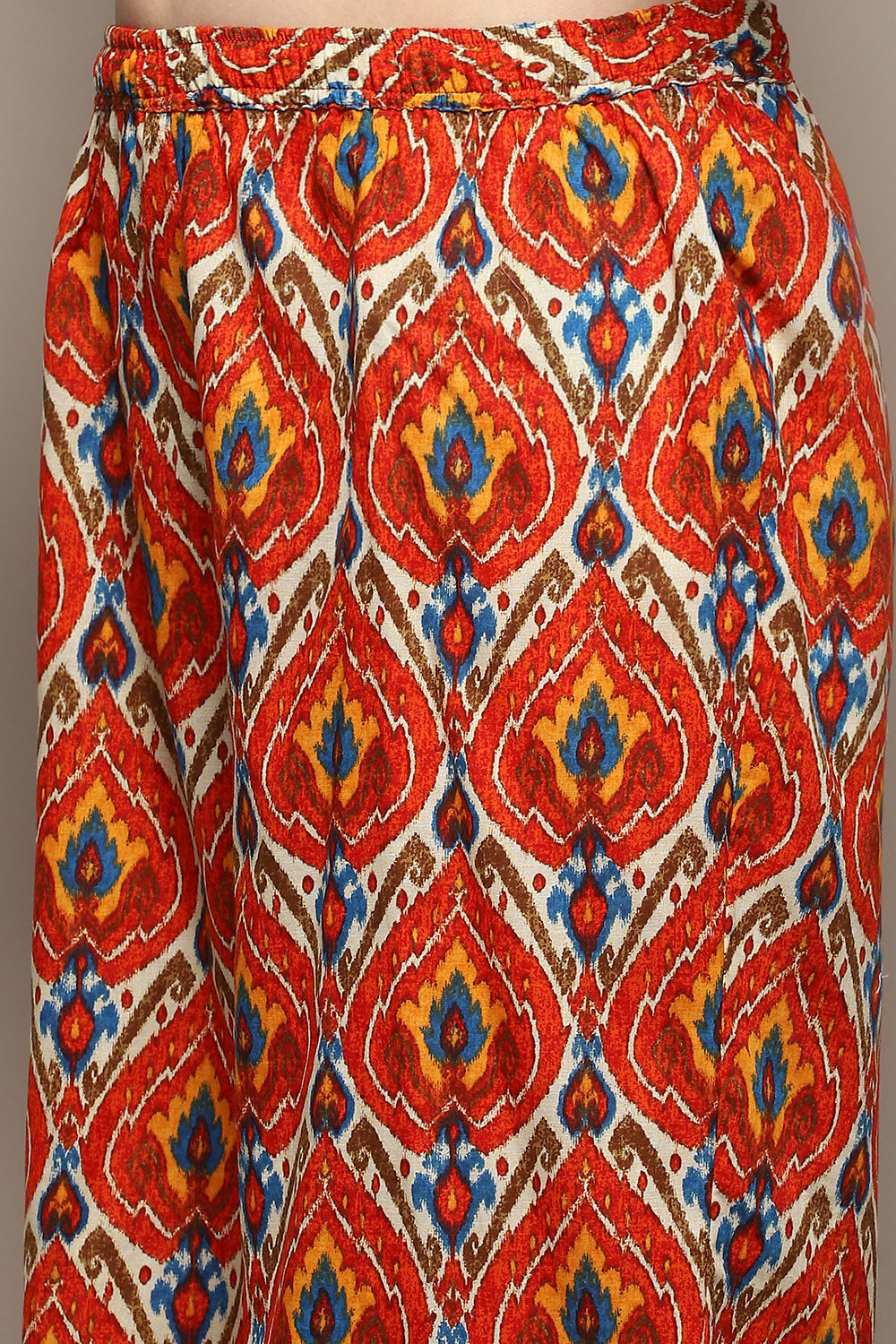 Charcoal Grey Cotton Pleated Kalidar Suit Set image number 3