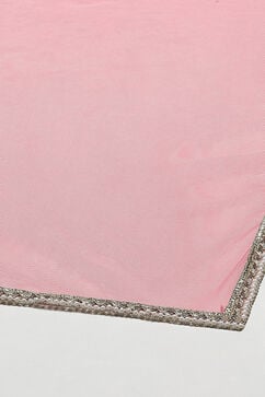 Pink Polyester Short Kurta Printed Suit Set image number 3