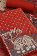 Mustard Modal Unstitched Suit Set image number 4