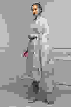 Blue Cotton Hand Block Print Unstitched Suit Set image number 4