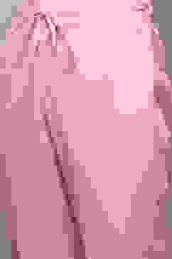 Light Pink Art Silk Straight Kurta Pant Suit Set image number 2