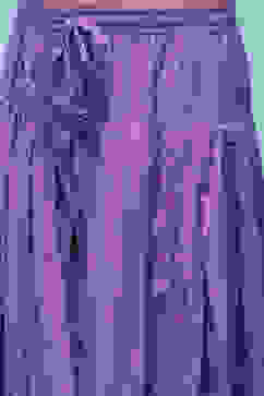 Orange Polyester Gathered Printed Suit Set image number 2