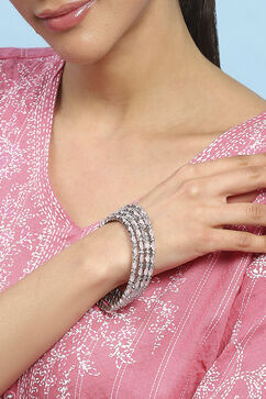 Pink Alloy Bangle image number 1