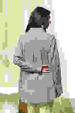 Green Cotton Printed Straight Shirt image number 3